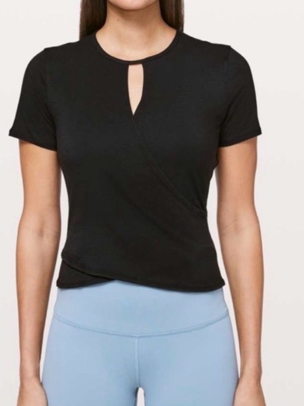 Lululemon Round Trip Short Sleeve Tee Black | Estimated Size 4
